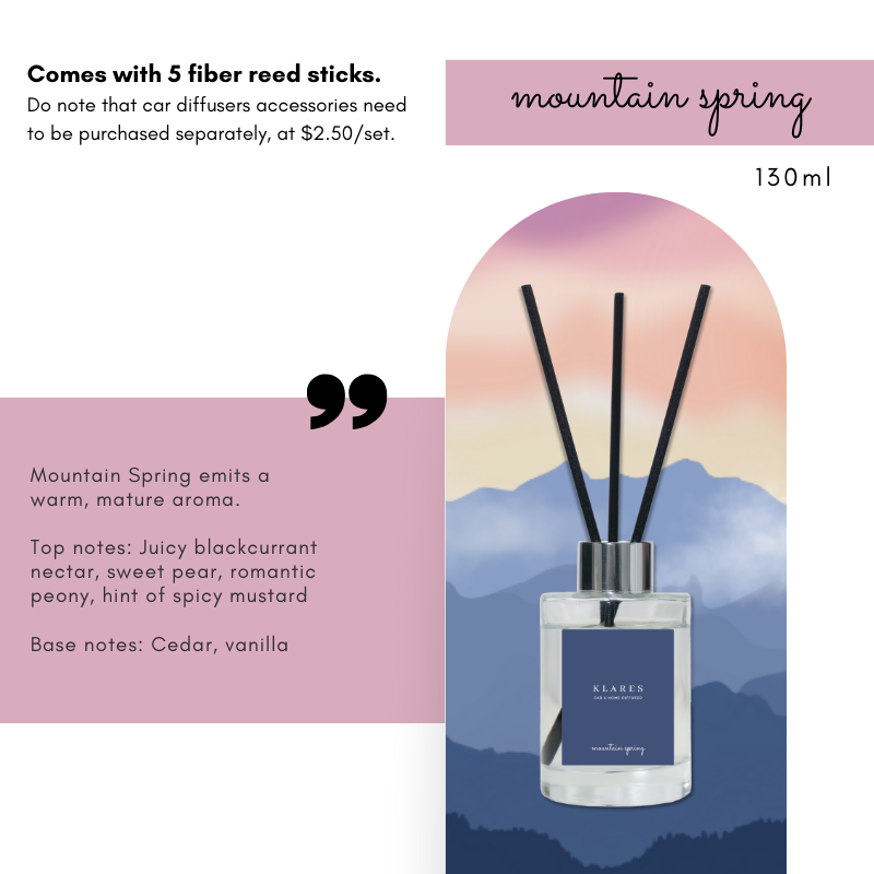 KLARES 2-in-1 Car & Home Reed Diffuser | Long-Lasting Premium Fragrance for Any Space