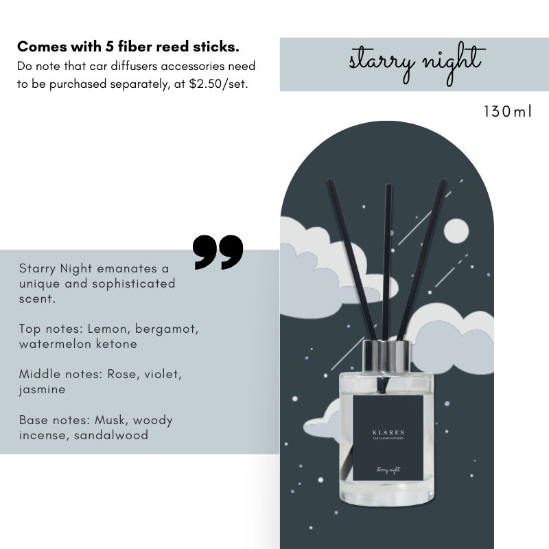 KLARES 2-in-1 Car & Home Reed Diffuser | Long-Lasting Premium Fragrance for Any Space