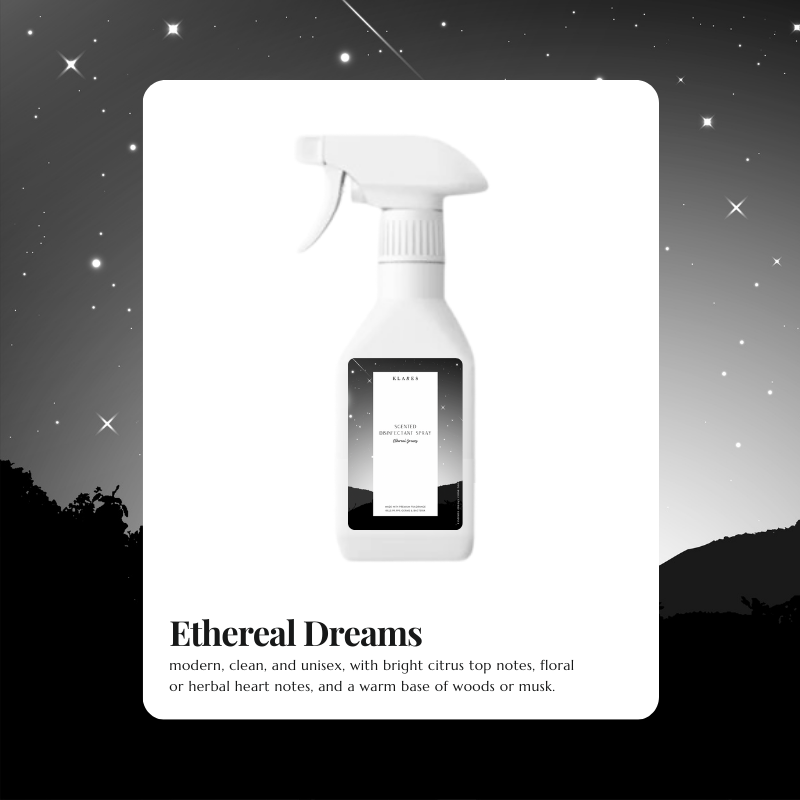 KLARES 400ml Scented Hand & Surface Sanitizer | Luxurious Hygiene Spray for Hands & Surfaces
