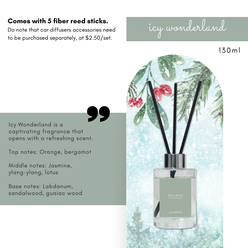 KLARES 2-in-1 Car & Home Reed Diffuser | Long-Lasting Premium Fragrance for Any Space