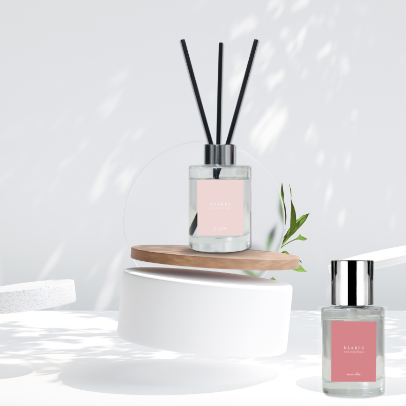 KLARES 2-in-1 Car & Home Reed Diffuser | Long-Lasting Premium Fragrance for Any Space