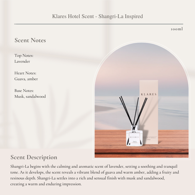 KLARES 100ml Reed Diffuser | Luxurious Aromatherapy & Long-Lasting Home Fragrance