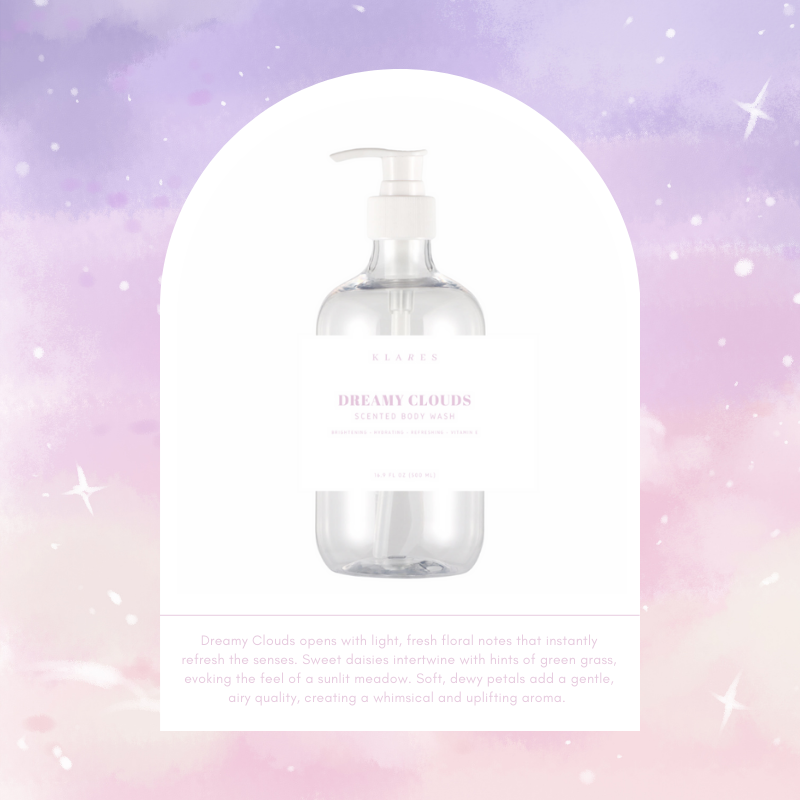 KLARES 500ml Scented Body Wash | Brightening, Moisturizing, & Hydrating with Vitamin E