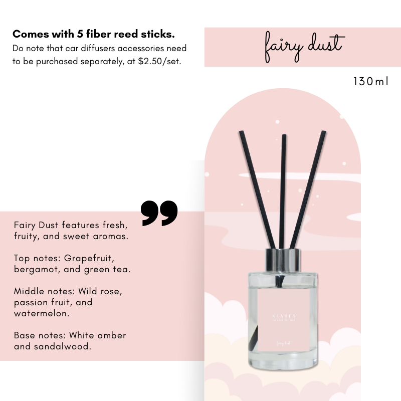 KLARES 2-in-1 Car & Home Reed Diffuser | Long-Lasting Premium Fragrance for Any Space