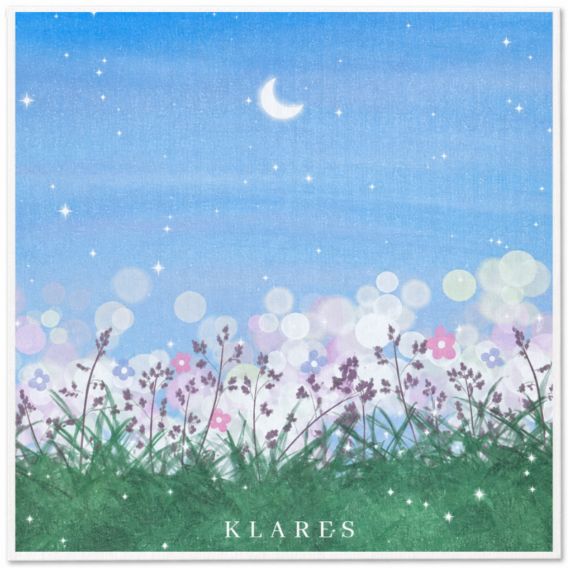 Swedish Dish Cloth – Midnight Bokeh Garden