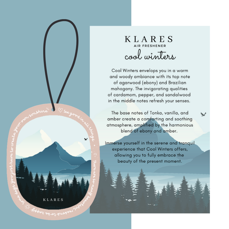 KLARES Wardrobe Scented Air Freshener | Long-Lasting Freshness & Odor Control for Homes