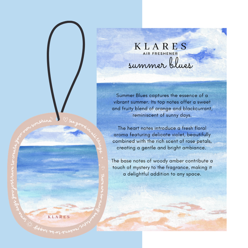 KLARES Wardrobe Scented Air Freshener | Long-Lasting Freshness & Odor Control for Homes