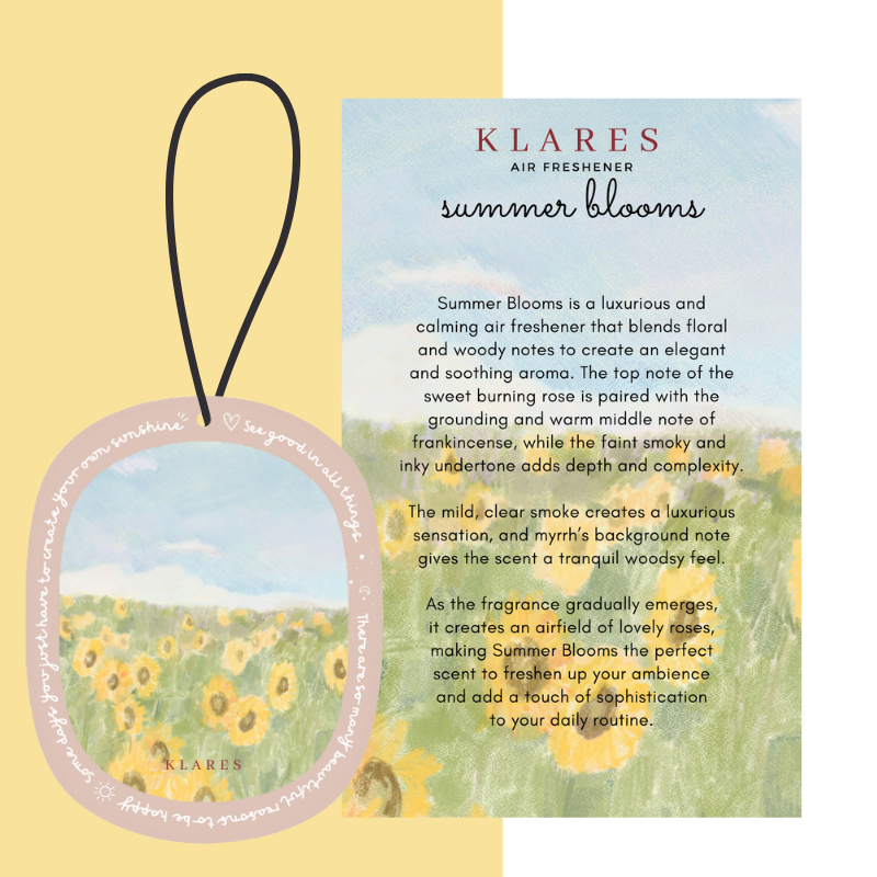 KLARES Wardrobe Scented Air Freshener | Long-Lasting Freshness & Odor Control for Homes