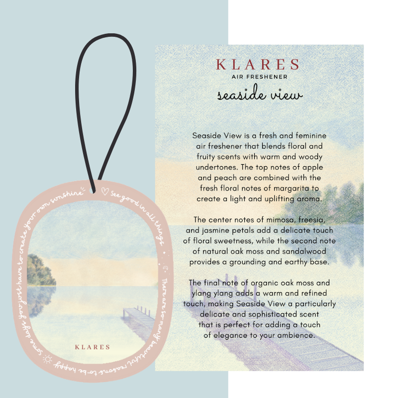 KLARES Wardrobe Scented Air Freshener | Long-Lasting Freshness & Odor Control for Homes