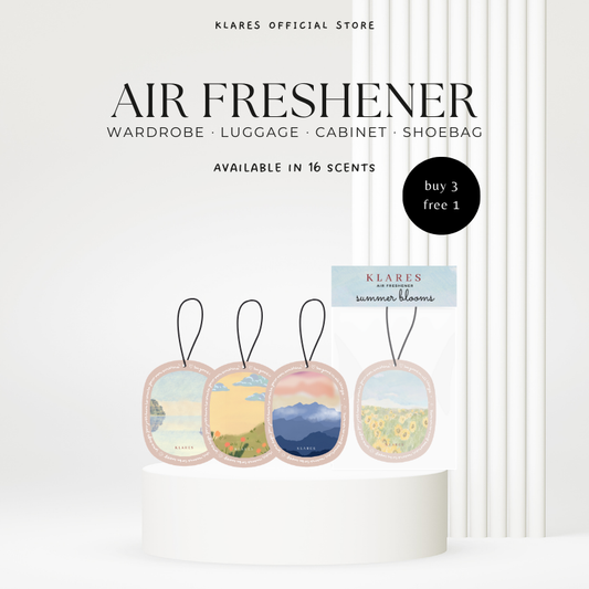 KLARES Wardrobe Scented Air Freshener | Long-Lasting Freshness & Odor Control for Homes