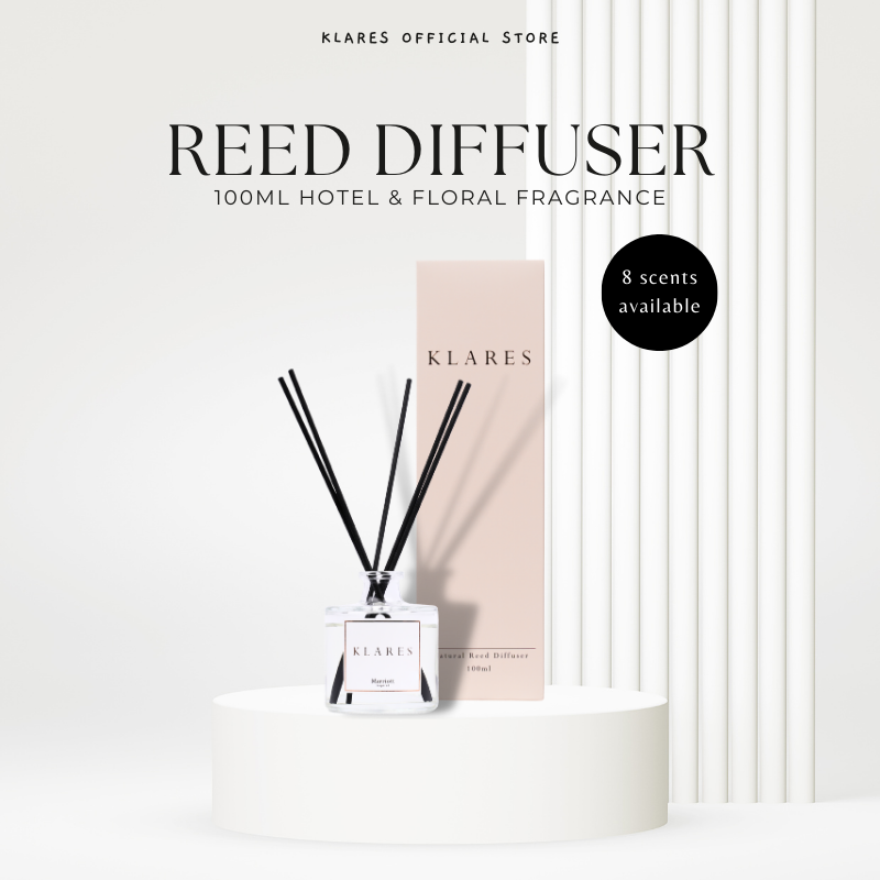 KLARES 100ml Reed Diffuser | Luxurious Aromatherapy & Long-Lasting Home Fragrance