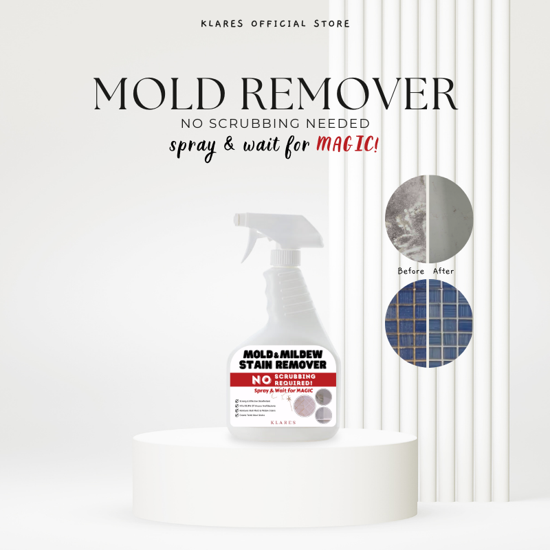 KLARES Mold & Mildew Stain Remover | Powerful & Easy-to-Use Mold Cleaning Solution