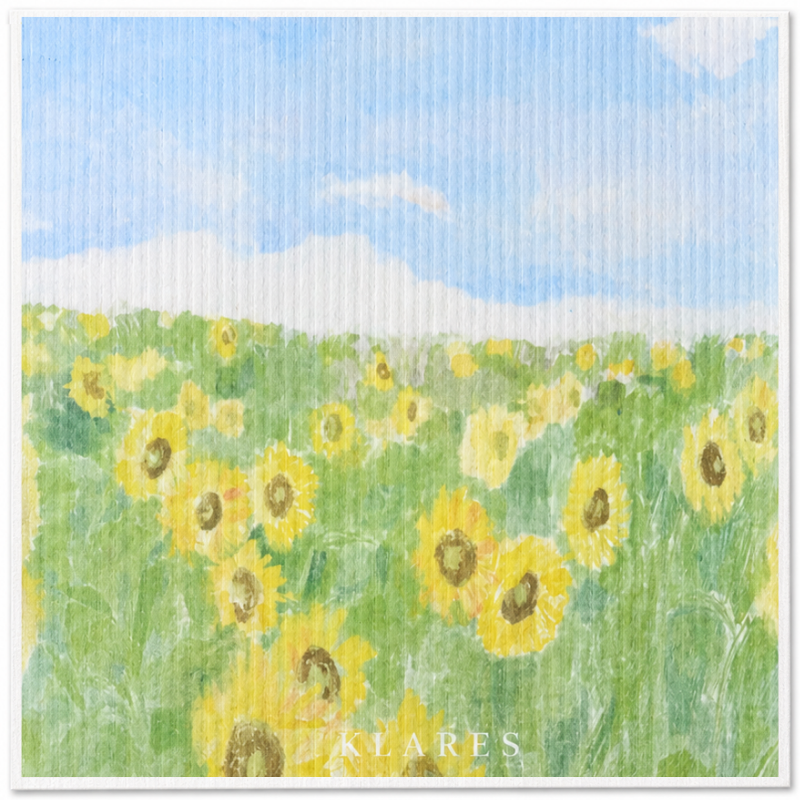 Swedish Dish Cloth – Sunflower Field