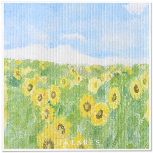 Swedish Dish Cloth – Sunflower Field