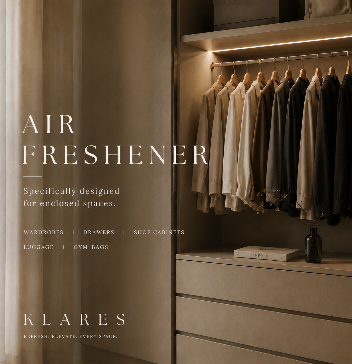 Ocean Vibes Wardrobe Air Freshener | Fresh Fruits, Soft Florals & Sandalwood