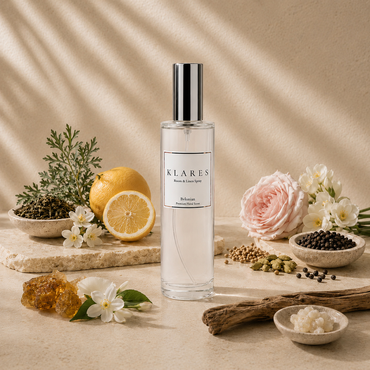 Bvlonian Room Spray 100ml | White Tea, Cardamom & Amber