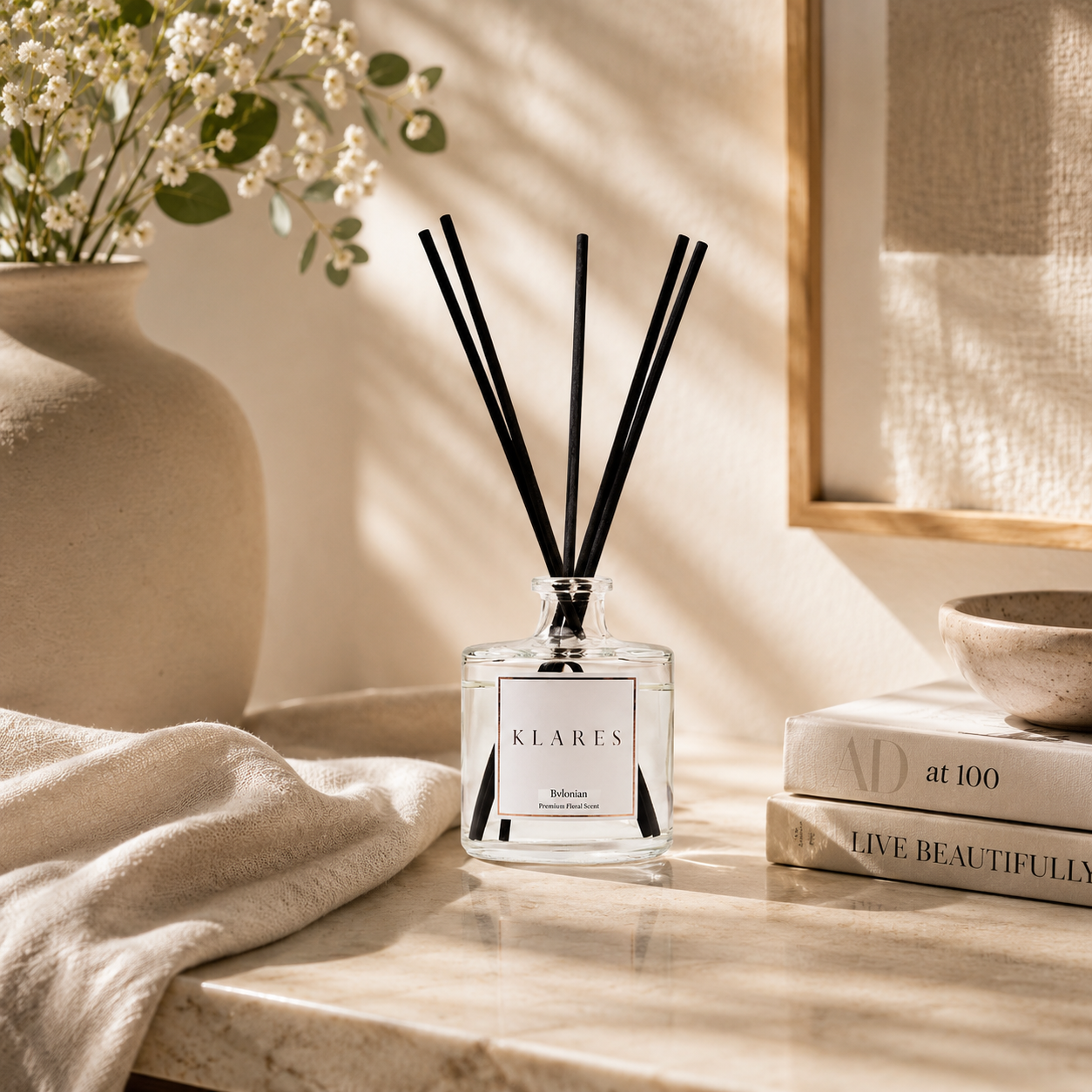 Bvlonian Reed Diffuser 100ml | White Tea, Cardamom & Amber