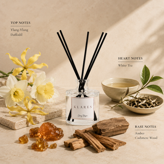 Cherry Blossom Reed Diffuser 100ml | White Tea & Cashmere Wood