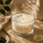 Dreamy Nights Scented Candle 100g | White Tea & Bergamot