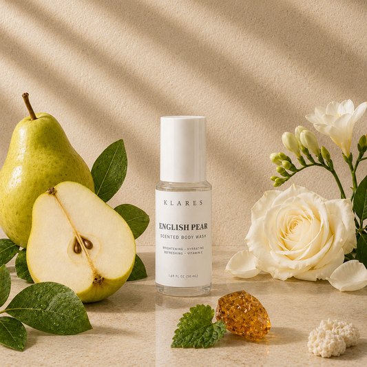 English Pear & Freesia Scented Body Wash 50ml