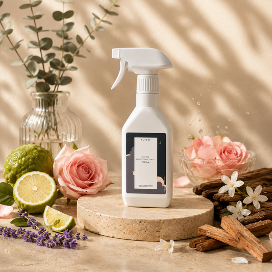 Fluffy Clouds Hand & Surface Sanitizer 400ml | Bergamot, Rose & Sandalwood