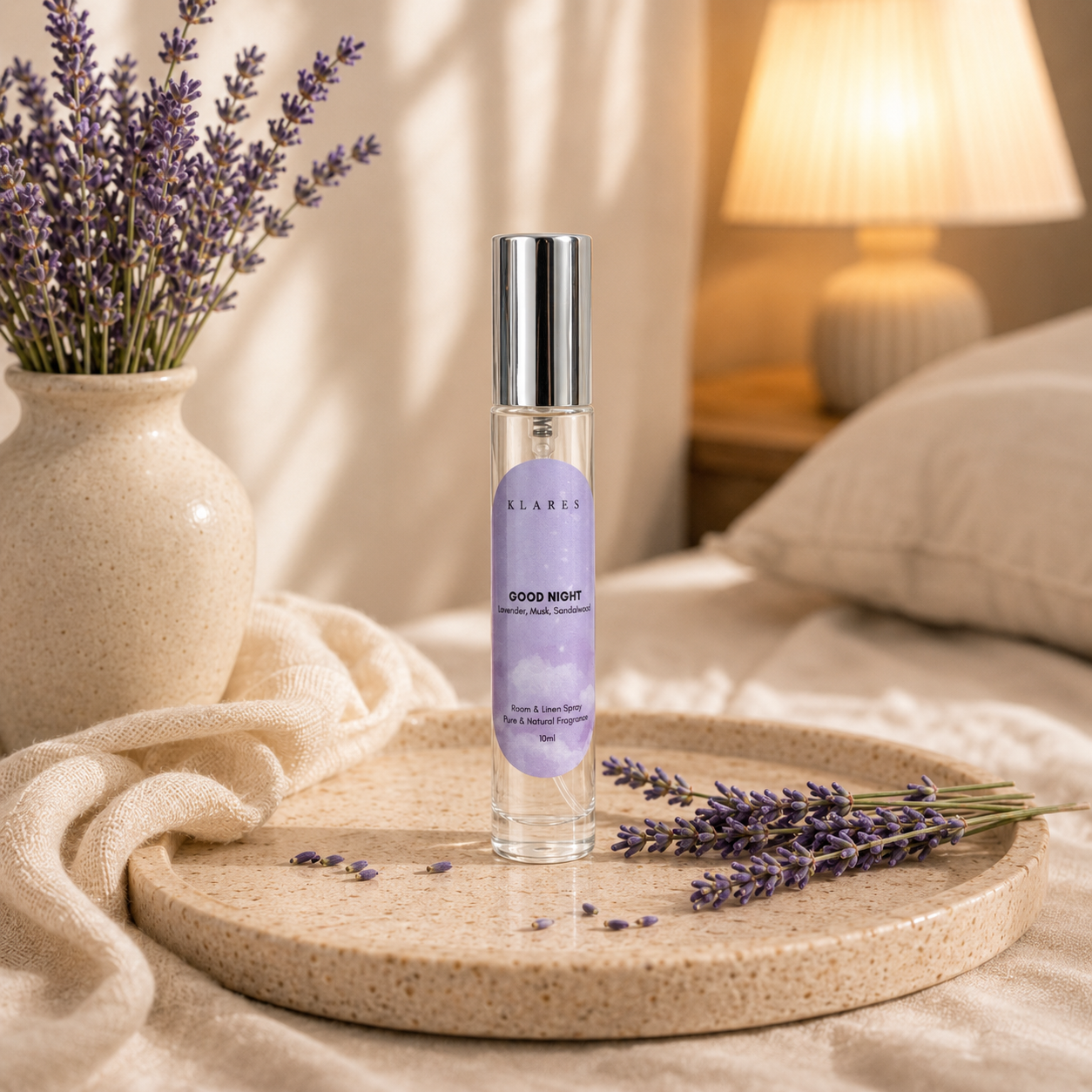 Good Night Room Spray 10ml | Lavender, Amber & Sandalwood