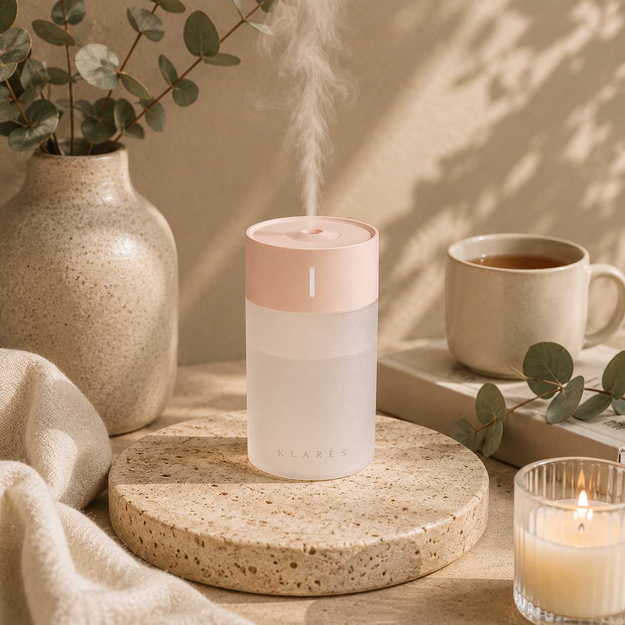 Klares Mini Portable USB Air Humidifier - Navy