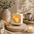 4-in-1 Crystal Aroma Diffuser - Mist Humidifier, Bluetooth Speaker, Lamp