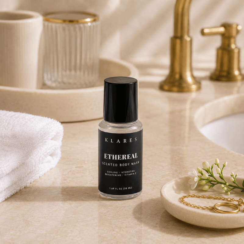 Ethereal Cooling Scented Body Wash 50ml | Bergamot, Green Tea & Cedarwood