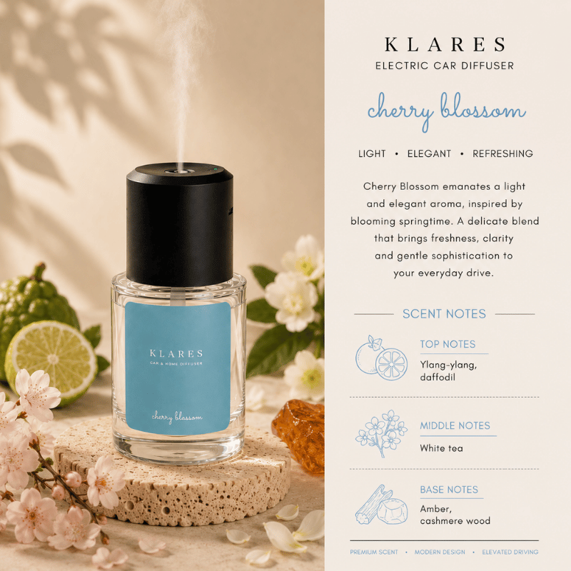 Cherry Blossom Electric Mist Diffuser 130ml | White Tea, Ylang-Ylang, Cashmere Wood
