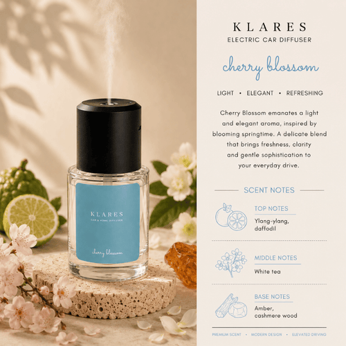 Cherry Blossom Electric Mist Diffuser 130ml | White Tea, Ylang-Ylang, Cashmere Wood