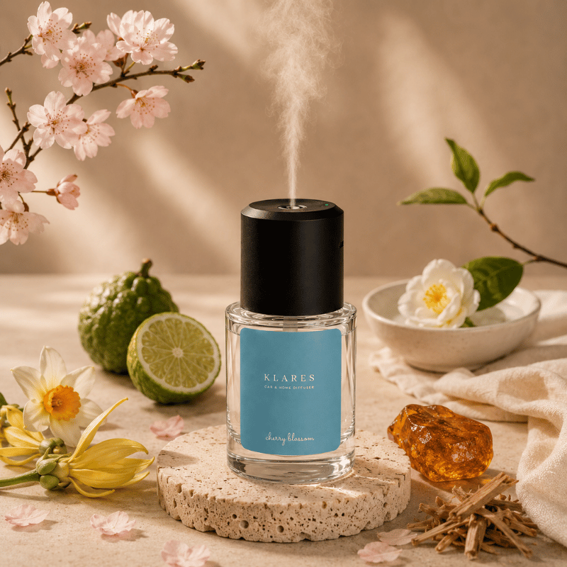Cherry Blossom Electric Mist Diffuser 130ml | White Tea, Ylang-Ylang, Cashmere Wood