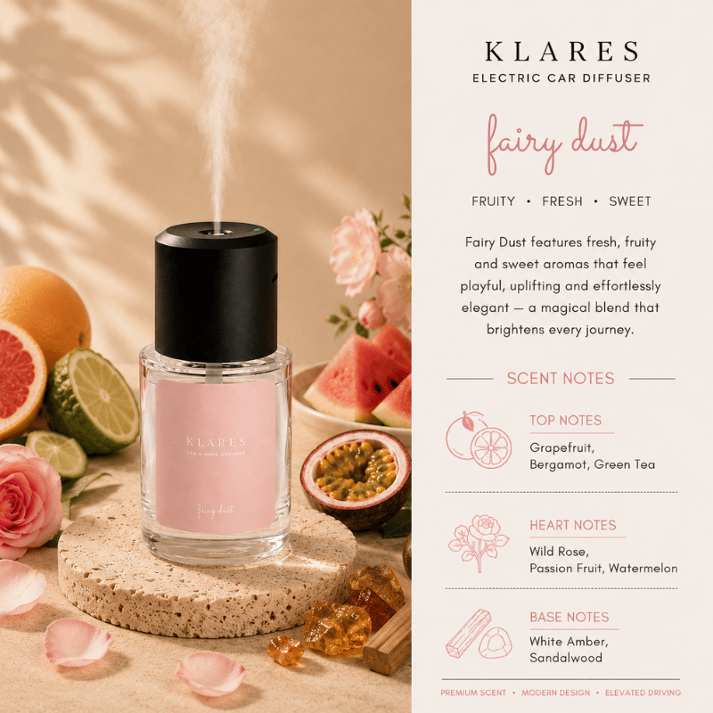 Fairy Dust Electric Mist Diffuser 130ml | Grapefruit, Passion Fruit, Sandalwood