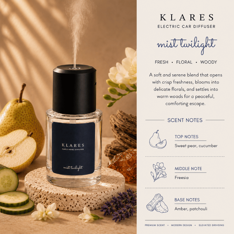 Mist Twilight Electric Mist Diffuser 130ml | Pear, Freesia, Amber