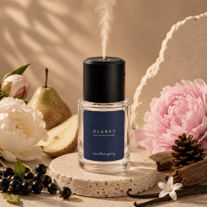 Mountain Spring Electric Mist Diffuser 130ml | Blackcurrant Nectar, Peony, Vanilla