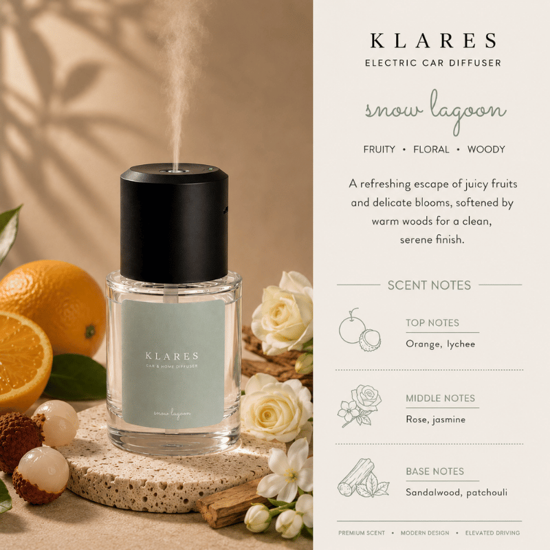 Snow Lagoon Electric Mist Diffuser 130ml | Orange, Lychee, Sandalwood