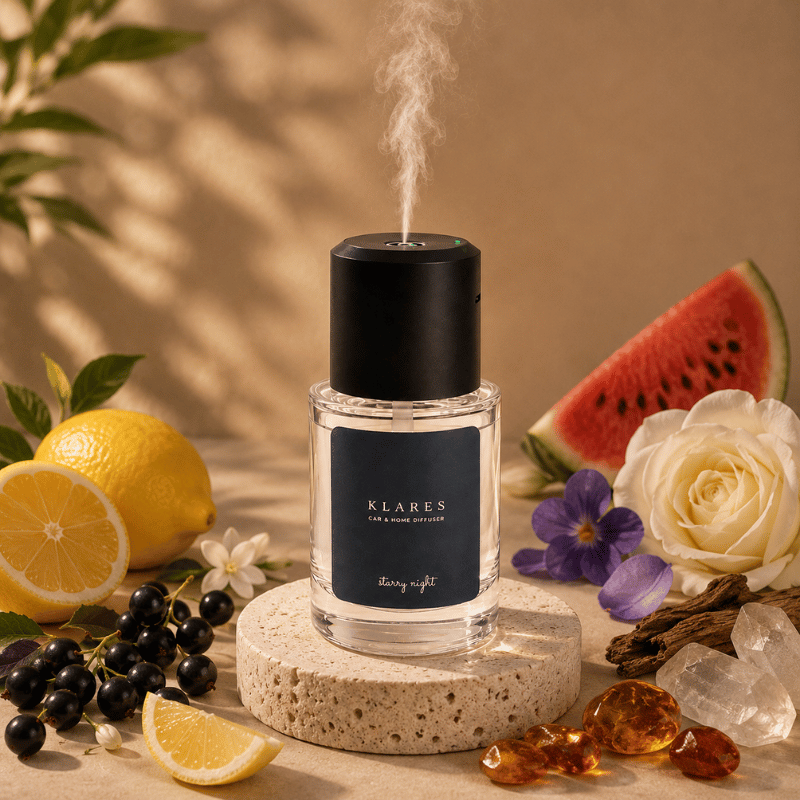 Starry Night Electric Mist Diffuser 130ml | Bergamot, Rose, Sandalwood