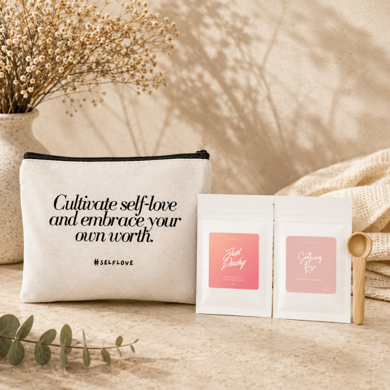 Rose & Peach Foot Spa Gift Set