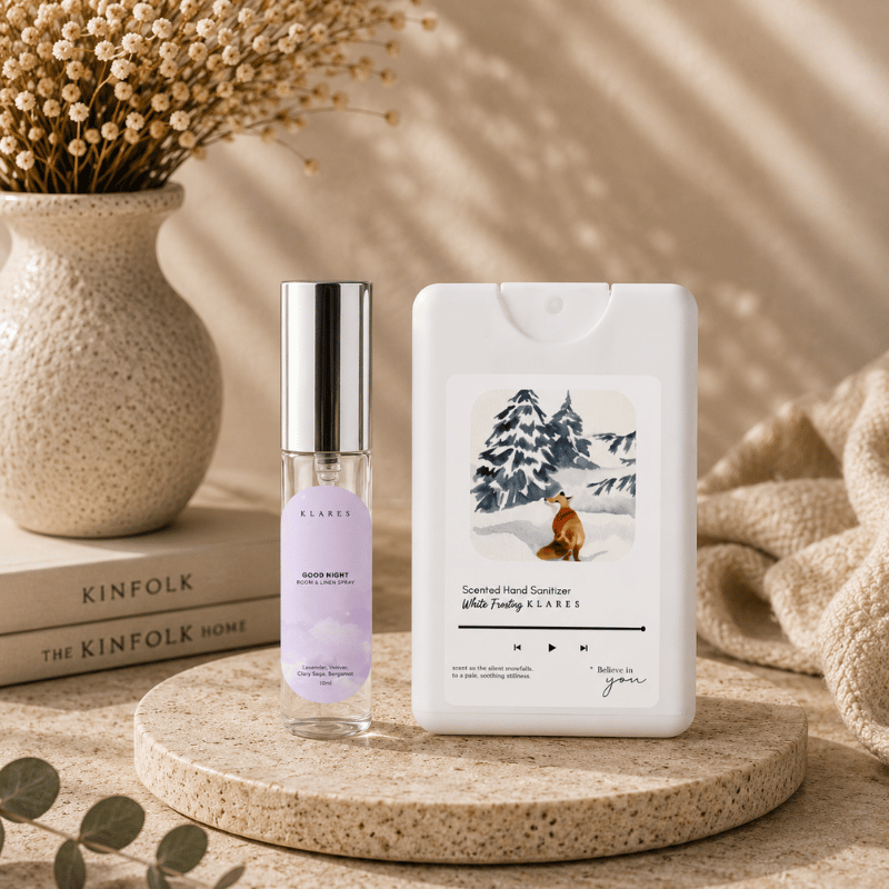 Hand Sanitizer & Room Spray Gift Set Box
