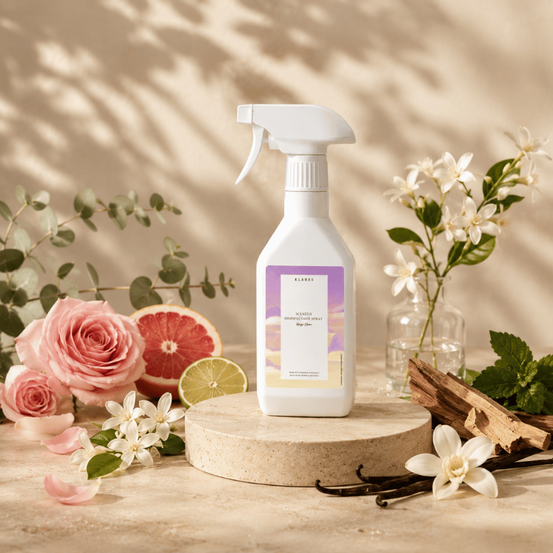 Magic Clover Hand & Surface Sanitizer 400ml | Citrus, Rose & Patchouli