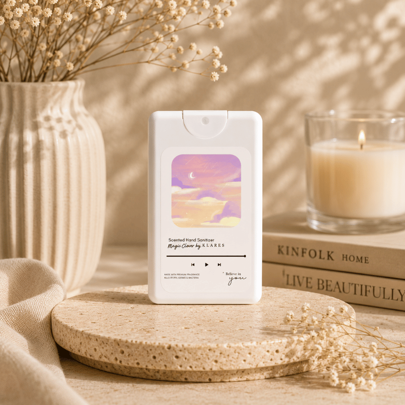 Magic Clover Hand & Surface Sanitizer 20ml | Citrus, Rose & Patchouli