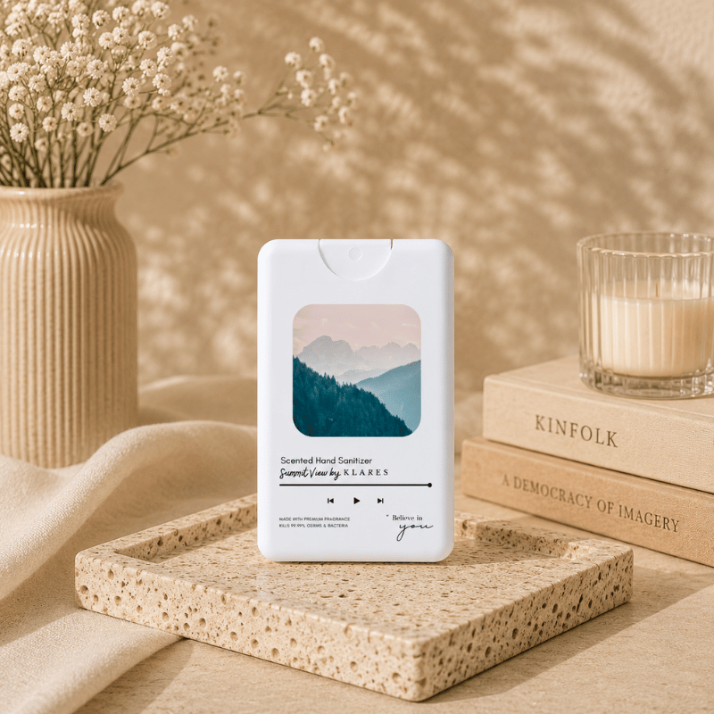 Summit View Hand & Surface Sanitizer 20ml | Bergamot, Oud & Amberwood