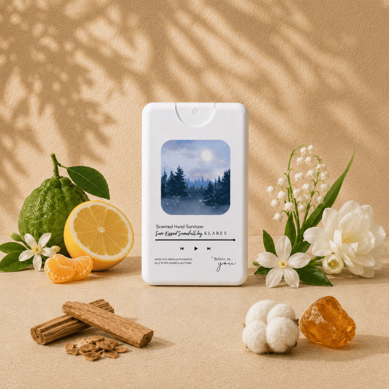 Sun-Kissed Snowfall Hand & Surface Sanitizer 20ml | Citrus, White Florals & Sandalwood