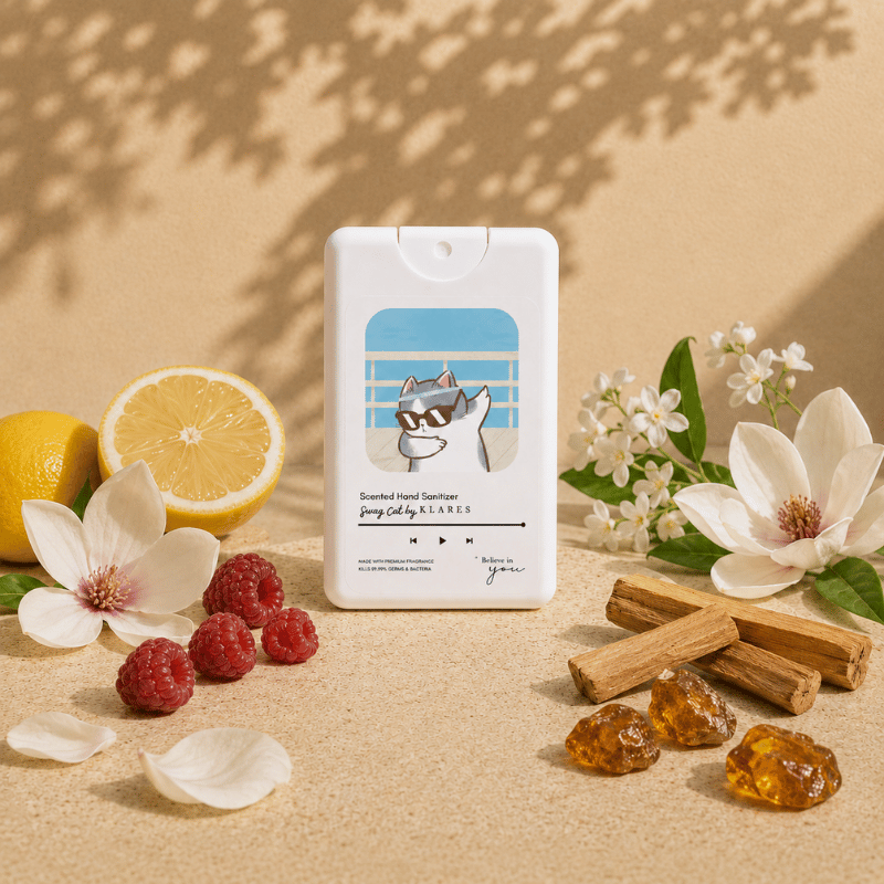 Swag Cat Hand & Surface Sanitizer 20ml | Raspberry, Magnolia & Sandalwood