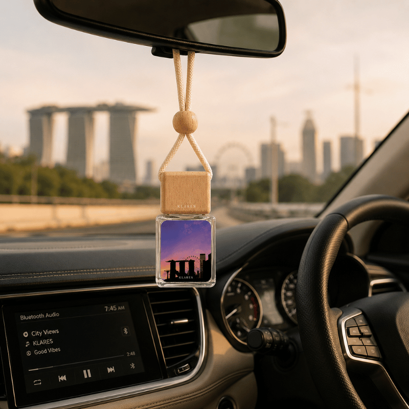 City Views Hanging Car Diffuser 8ml | Citrus, Pink Pepper, Cedar