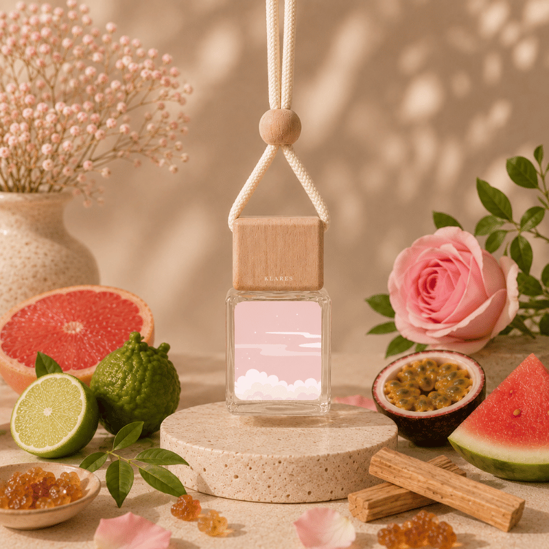 Fairy Dust Hanging Car Diffuser 8ml | Grapefruit, Passion Fruit, Sandalwood
