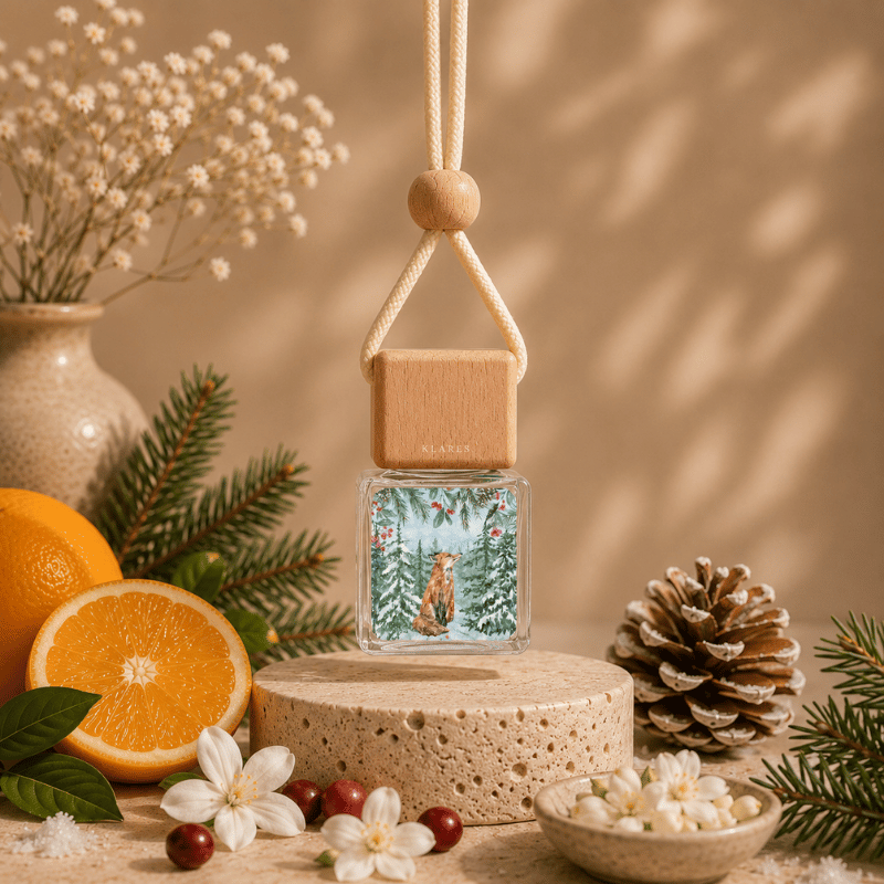 Icy Wonderland Hanging Car Diffuser 8ml | Bergamot, Jasmine, Sandalwood