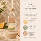 Morning Breeze Hanging Car Diffuser 8ml | Bergamot, Freesia, White Musk