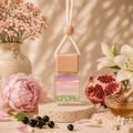 Spring Lilies Hanging Car Diffuser 8ml | Blackcurrant, Peony, Amber