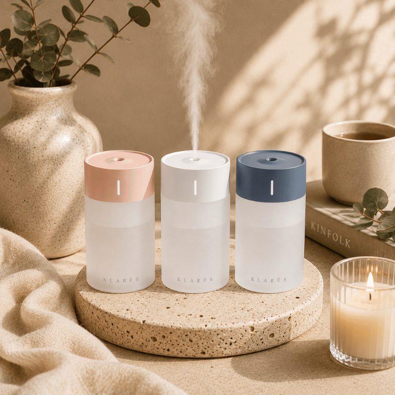 Mini Portable USB Air Humidifier - White